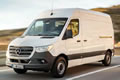 Mercedes Sprinter Panel Van: Sprinter Premium 315 CDi 3.5T L3 H2 150BHP 9G-Tronic Auto RWD Panel Van in White with Ply Lining